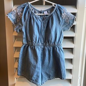 Old Navy‎ denim romper 5T